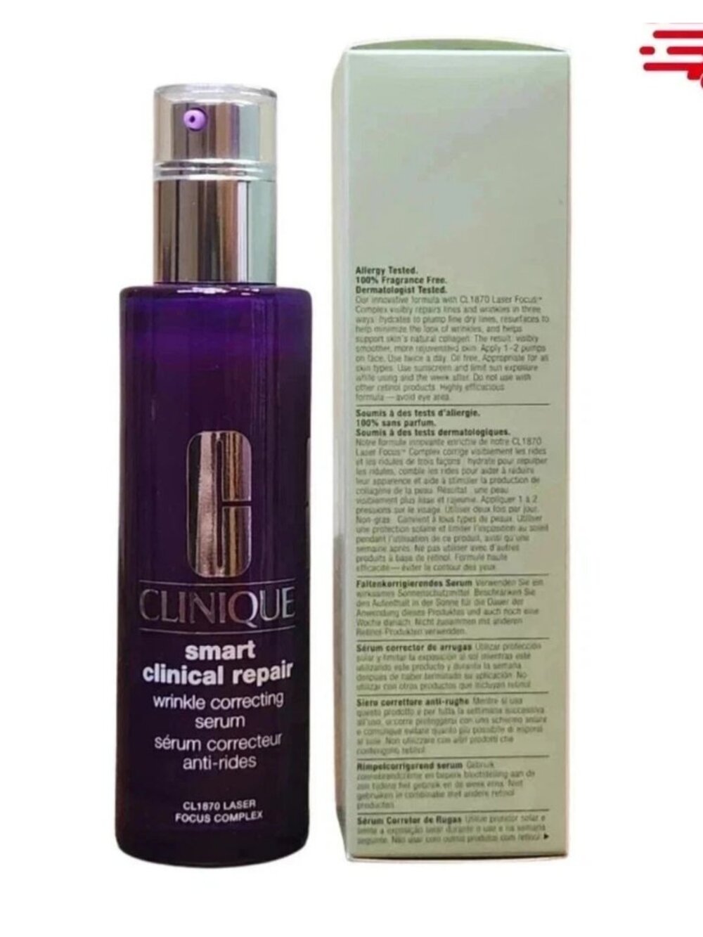 Clinique Smart Clinical Repair Serum 100ml 3.4oz Anti-Aging Face Serum New Box - Picture 5 of 5